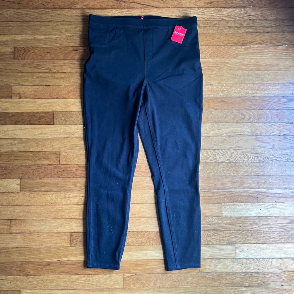 NWT SPANX Black Ankle Jean-Ish Leggings, XL